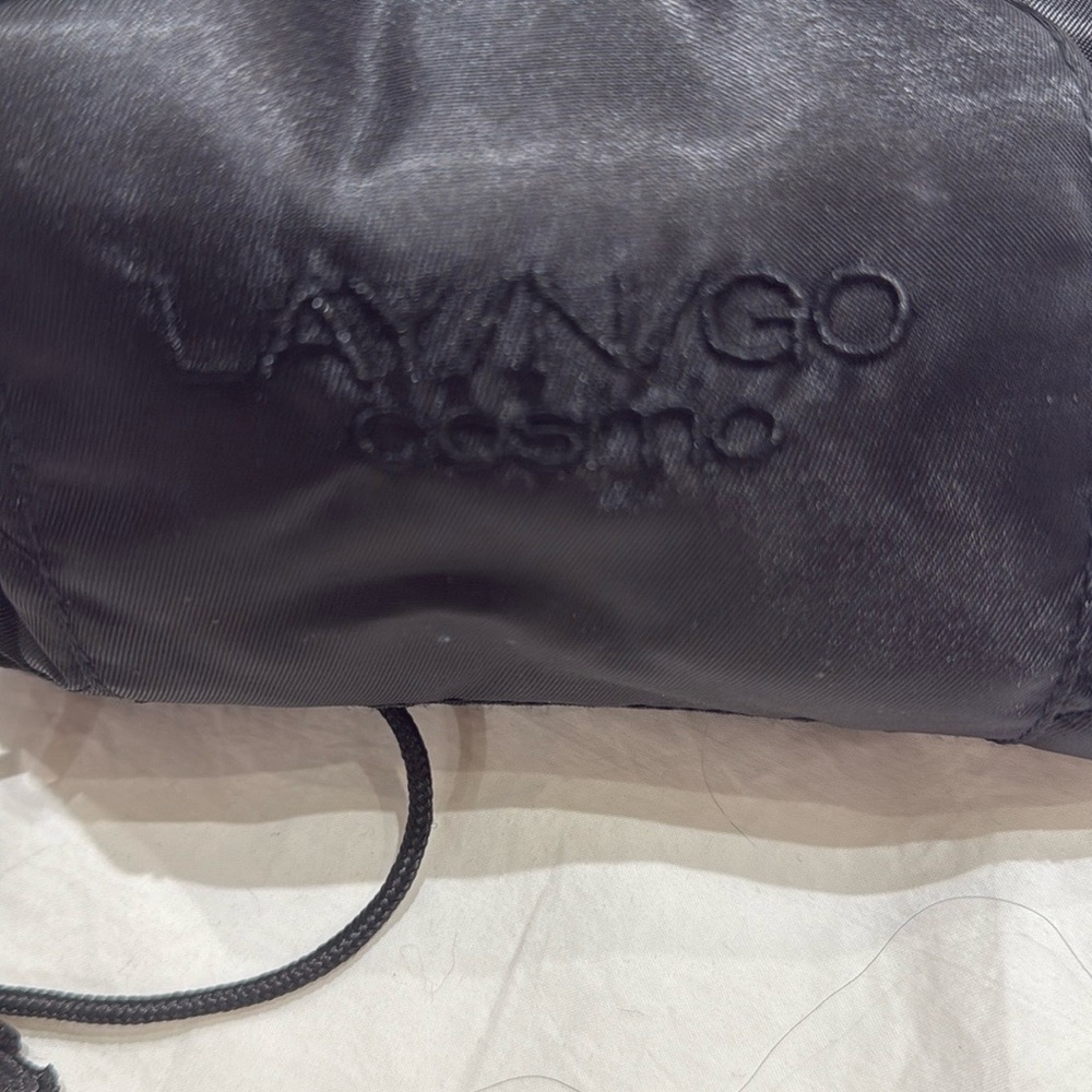 Lay-n-Go Black drawstring toiletries and makeup bag - Picture 2 of 5